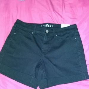 Women's black shorts